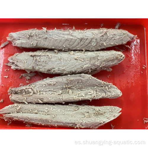 Lomo de skipjack de atún de bonito cocinado congelado para el mercado